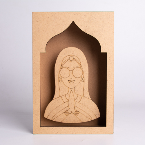 Marked MDF Jharokha Design – 12